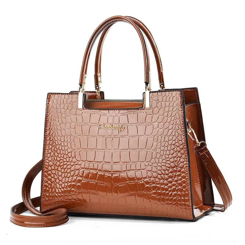 

Luxury Designer Handbag Brand Crossbody Bags for Women 2023 New Crocodile Pattern Leather Shoulder Bags Casual Tote Bag Bolsos