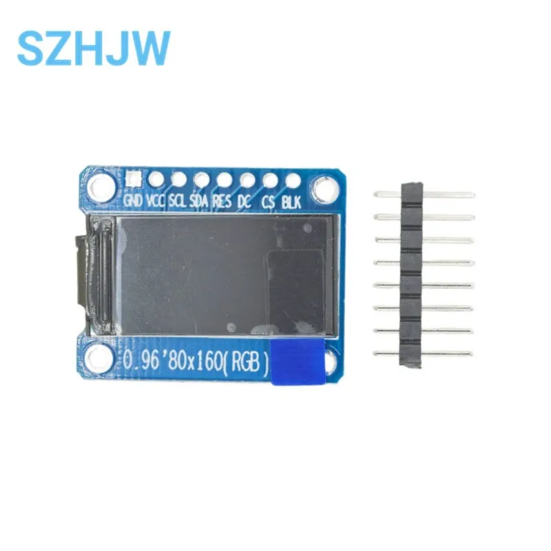 0.96 Cal IPS wyświetlacz moduł OLED dla Arduino 80*160 65K kolorowe RGB TFT LCD pokładzie ST7735 ST7735 DIY