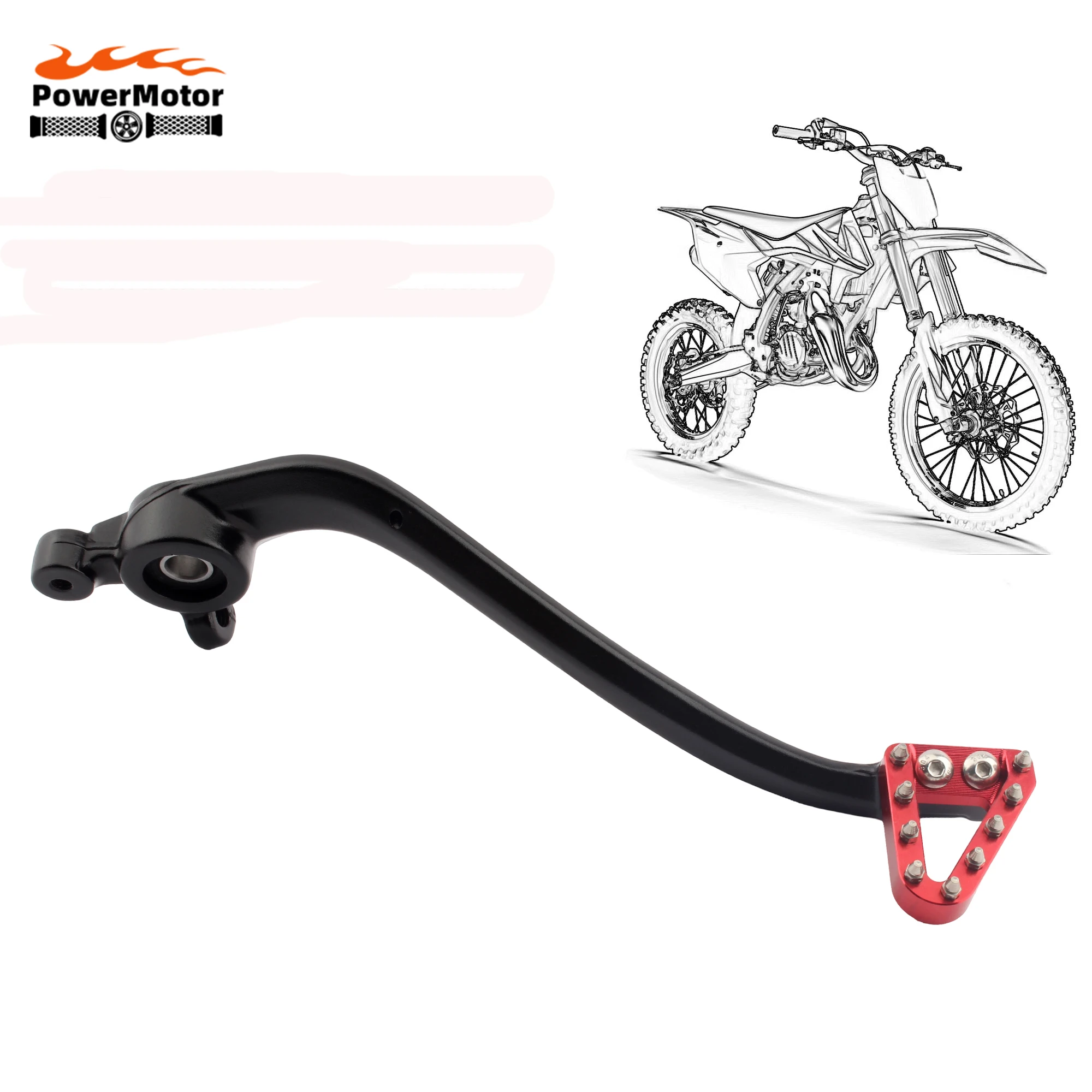 

For KTM EXC EXCF Motocross CNC Rear Foot Brake Lever Pedal Parts XCF XCW SXF 2008-2015 Enduro Dirt Bike
