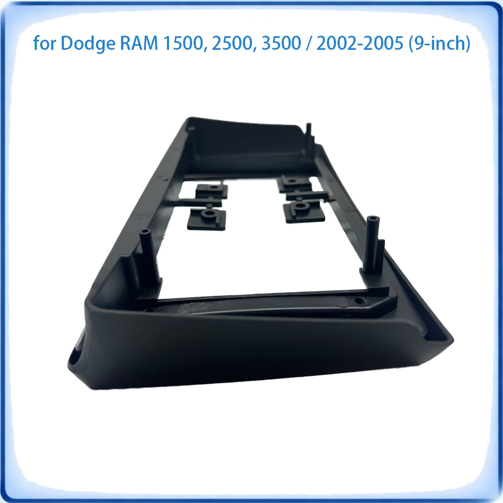 Car Radio Fascia Frame For Dodge Ram 1500 2500 3500 2002-2005 9 inch With Canbus Decoder & Wiring Harness Car Accessories