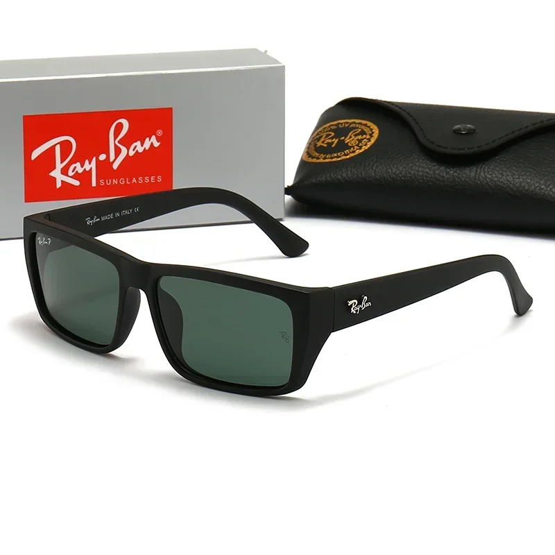 Rayban Resin Lenses 1541 Matte Black Frame Polarized High Performance Sunglasses Durable Sun Glasses in box