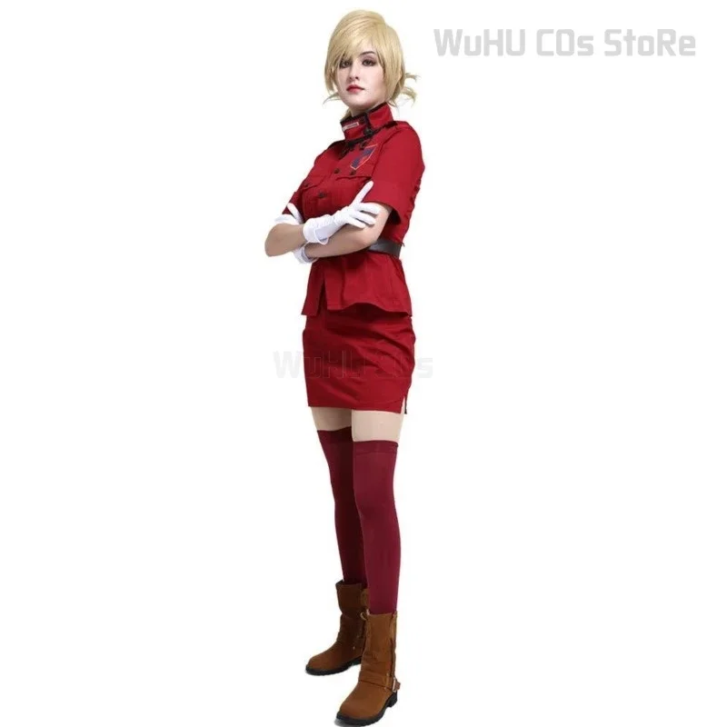 

Anime Comic Hellsing Seras Victoria Cosplay Costume Serasu Vikutoria Cosplay Vampire Red Dress Halloween Carnival Women Suit