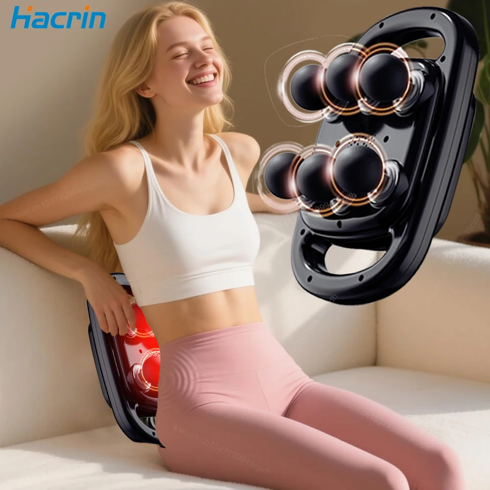 

Fascia Gun Six Head Massage Gun Deep Tissue Muscle Relaxation Massager Gun High Frequency Neck Waist Shoulder Fascia Massage Gun