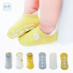 3 Pairs/Multiple Newborn Baby Socks Summer Thin Cotton Floor Socks Baby Baby Infant Non-Slip Toddler Socks Children Home Socks