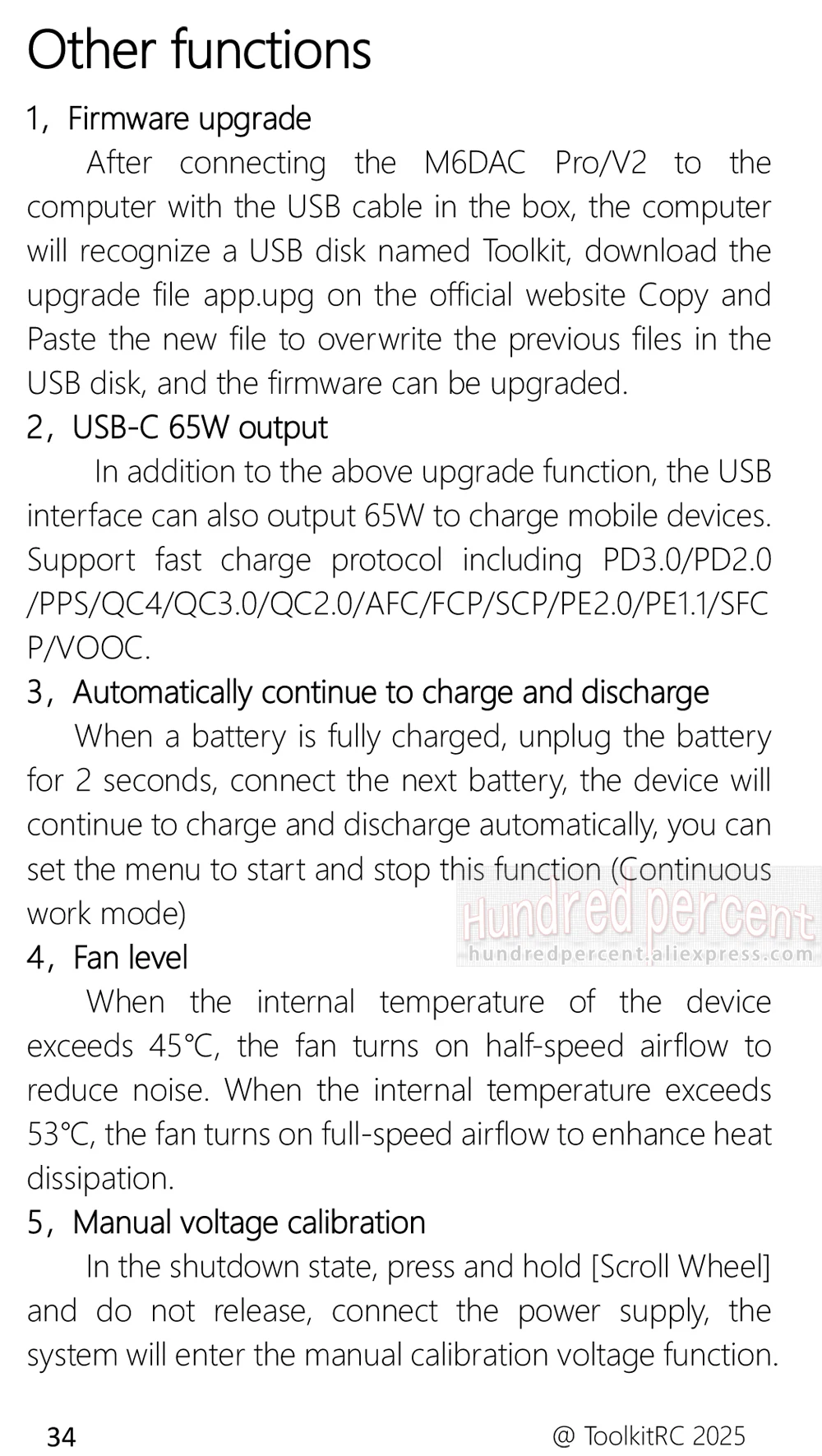 ToolkitRC M6DAC V2 Charger 1-6S Intelligent Control 2-Channel 2CH AC/DC BAT Model Toy Car Lithium BBattery Fast Charging Device
