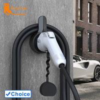 EV Charger GB/T Type Holder Wall Mount Electric Car Charging Cable Organizer Wall Bracket Charger Holder for Electric Car