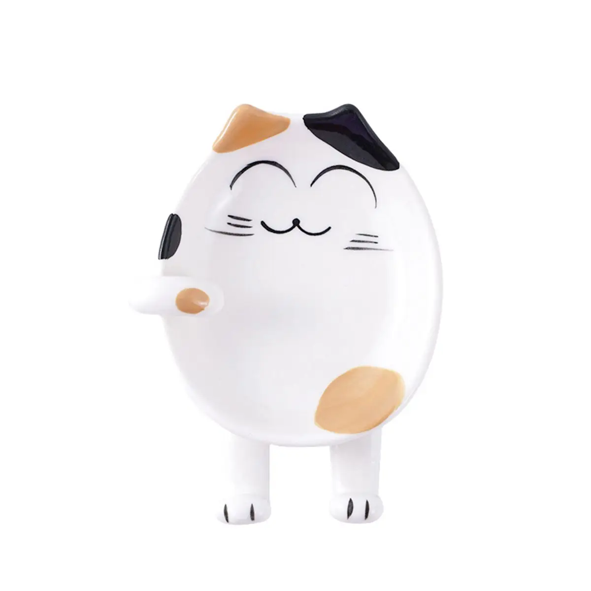 

Cooking Cat Design Storage Organizer Cartoon Pot Lid Stand Spoon Rest Utensil Rack Stove Holder
