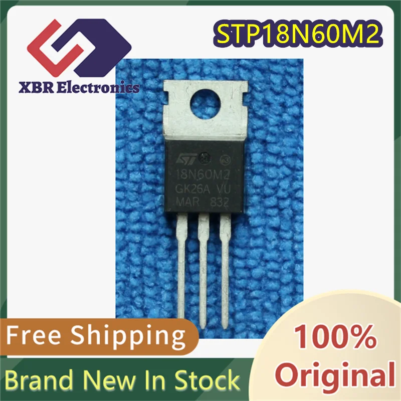 (10/50 pieces) STP18N60M2 STP18N60 18N60M2 TO-220 650V 13A Brand new genuine product In stock for quick delivery