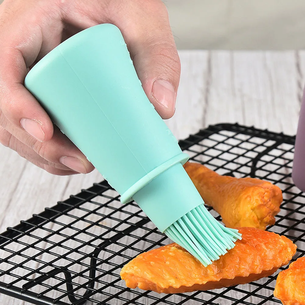 3 قطع من زجاجات الزيت متعددة الاستخدام وفرشاة كومبو من السيليكون المرن للخبز والشوي وأدوات المطبخ وإكسسوارات الطبخ #2