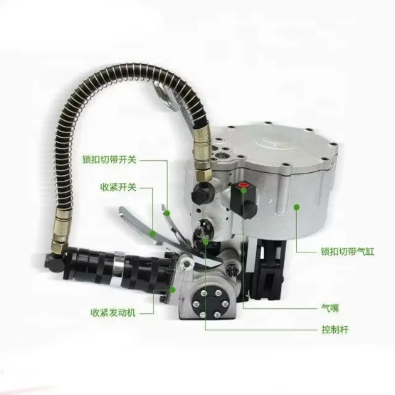 

Chinese Supplier Professional steel strapping packing tools Pneumatic strapping tool for 19MM 25MM 32MM steel strap