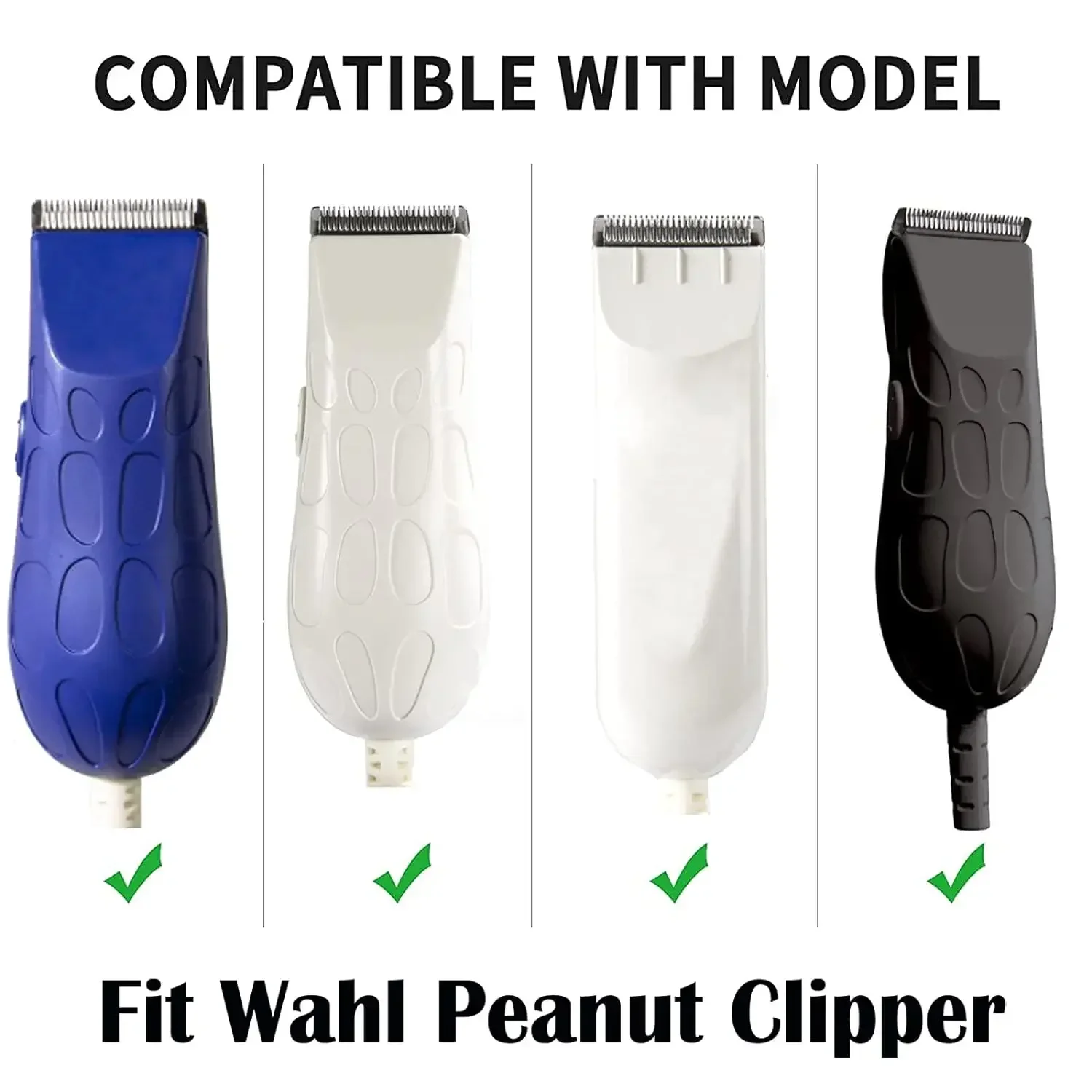 Professional Peanut Snap On Replacement Blades For Wahl Professional Peanut Hair Clipper/Trimmer 8685, 8655, 8685-1301,8663