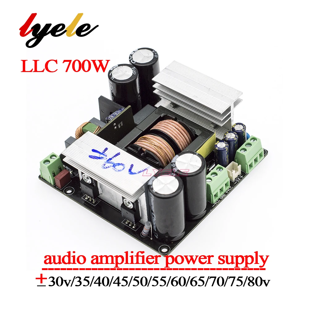 

LYELEL 700w LLC Amplifier Switching Power Supply Board Dual Output Voltage +-30v-80v for Diy Amplifier Audio AC200-240V