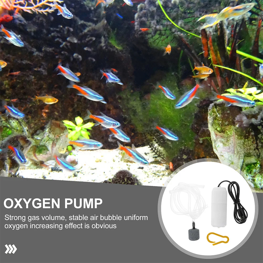 

2Sets Professional USB Oxygen Aerator Pump for Aquarium Small Fish Tank Air Bubbler Water Aerator