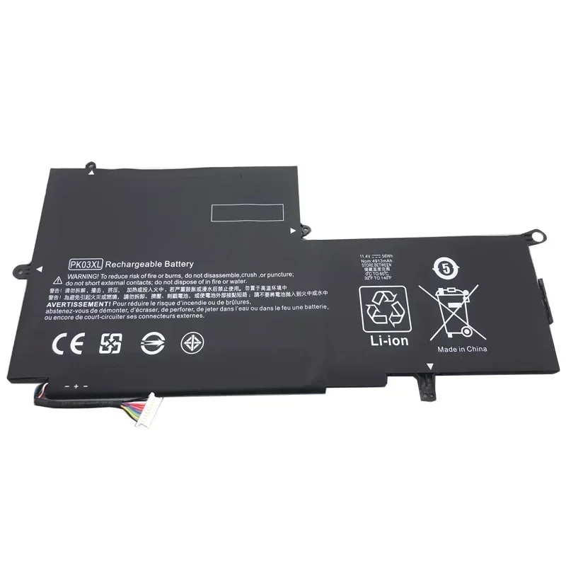 2024 New PK03XL  Battery For  HP Spectre Pro X360 13 G1 Series M2Q55PA M4Z17PA HSTNN-DB6S 6789116-005 11.4V 56W Laptop battery