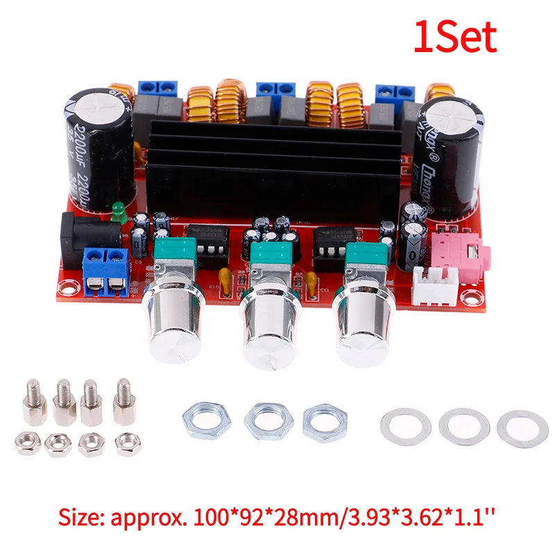 1Set TPA3116D2 50Wx2 +100W 2.1 Channel Digital Subwoofer Power Amplifier Board Parts