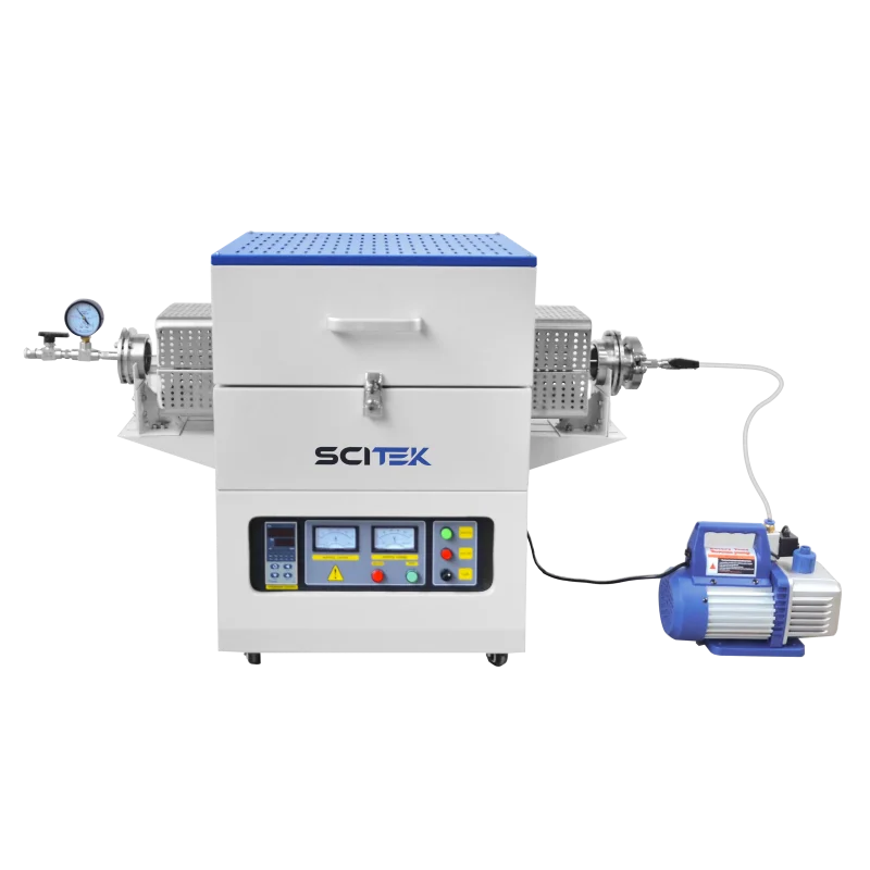 1100 ℃ Short-Term Maximum Temperature Vacuum Atmosphere Furnace with  K Type Thermal Couple Convolution Shaking Mode