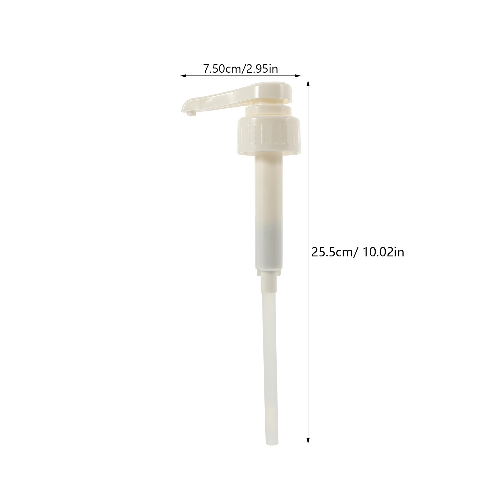 

Plastic Pump Dispenser for Bottle White Syrup Extruder Nozzle Pressure Liquid Viscous Products Household Helper Gallon Jug