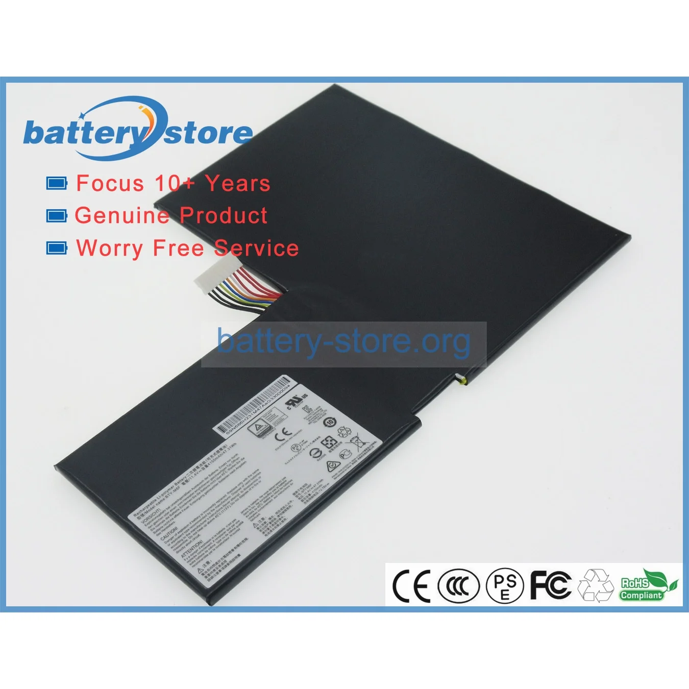 Genuine laptop batteries for MS-16H8,MS-16H2,BTY-M6F,MS-16H4,MS-16HX,MS-16H6,MS-16H3,3ICP5/40/99-2,GS60,11.4V,6 cell