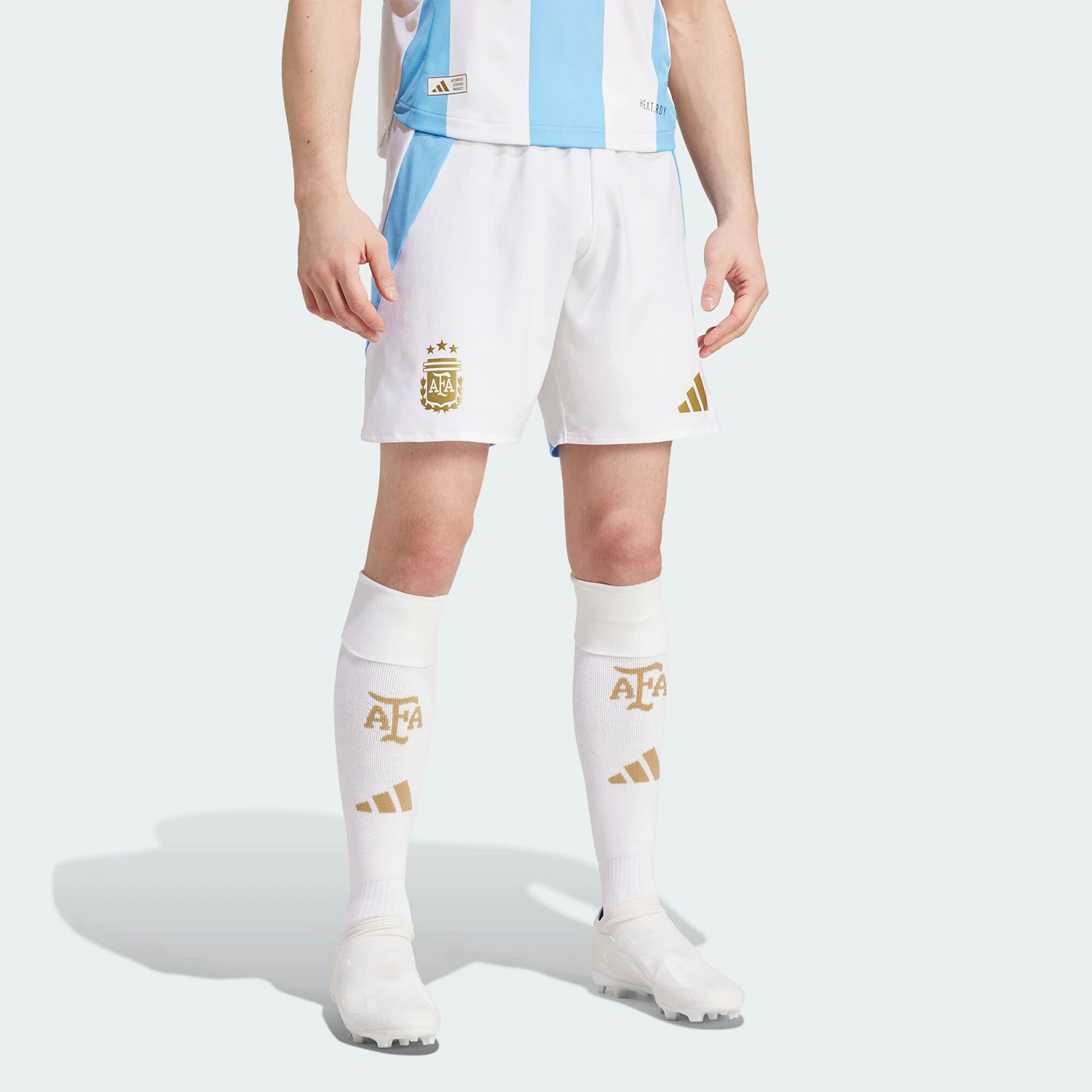 Adidas genuine Argentina Home Player Version Men's Football Shorts IN6928
