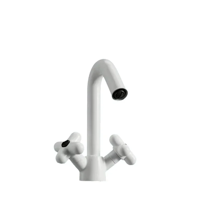 

New red candy faucet, bathroom cabinet basin, hot and cold all-copper split type