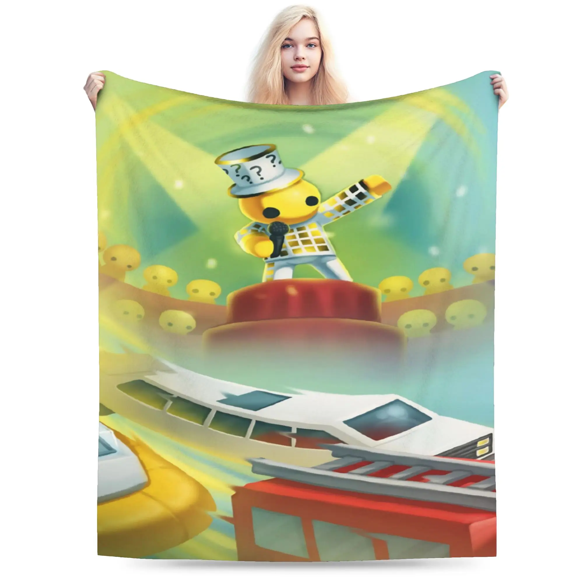 W-Wobblys Lifes Merch Blanket Super Soft Fleece  Throw Blanket Comfortable Bedspreads