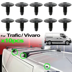 10pcs For Opel Vauxhall Vivaro Renault Trafic Trucks Fiat Talento Nissan Primastar Roof Rack Holes Panel Blanking Screws Bolts