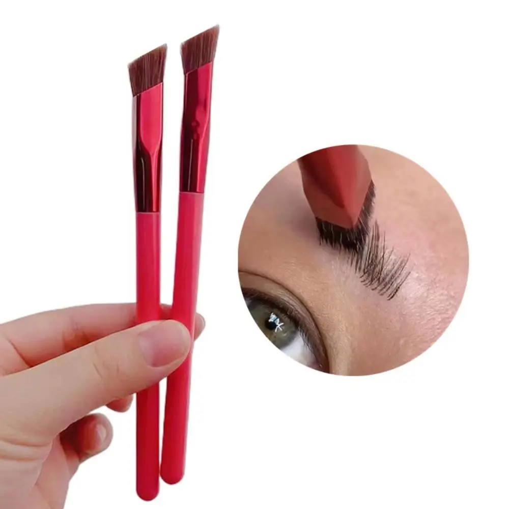 INS NEW Square Eyebrow Contour Women Cosmetric Hairline Drawing Brush Pen Eyebrow Pencil Makeup Brush Wild Eyebrow Brush