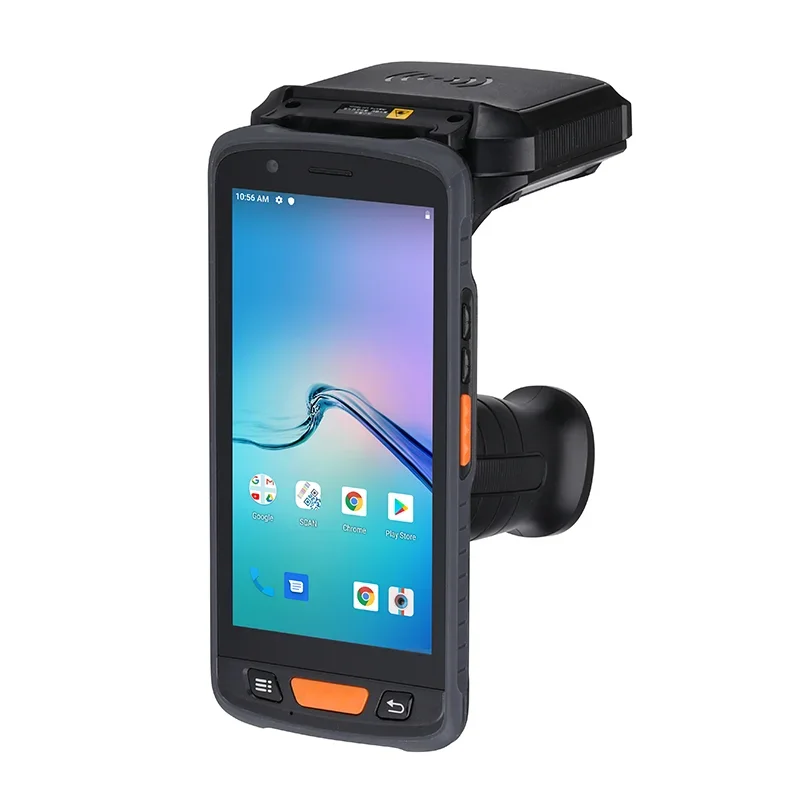 Factory Price Rugged PDA Barcode Scanner Pistol Grip Handheld RFID Pda Mobile 4G Android PDA With UHF RFID Reader V9000S