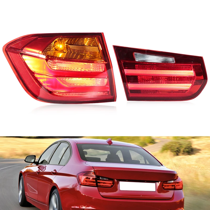 

Car Rear LED Tail Light Assembly For BMW 3Series F30 316 318i 320li 2012-2016 Turn Signal Light Stop Brake Lamp Reverse Fog Lamp