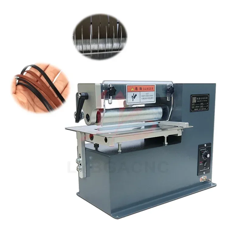 Leather Belt Cutting Slitter Machine, Multi-Purpose Leather Goods, Shoe Bags Cut, Straight Tanned Slitting, Slicing Machine