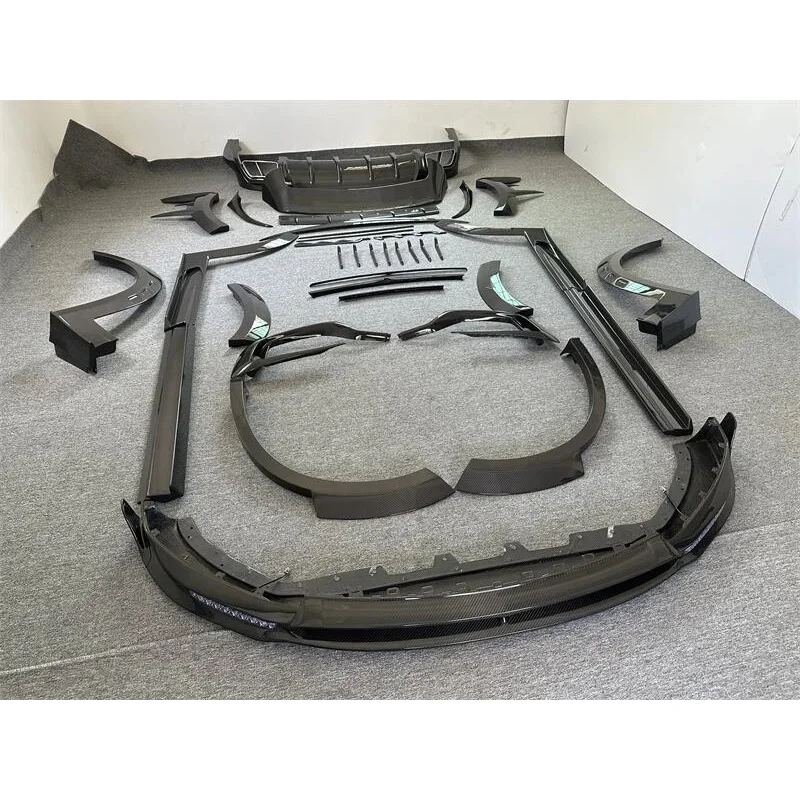 Modified Dry Carbon Half Carbon Painted Wide Body Kit Full Set Vehicle Exterior Mod PartsHigh Quality Auto Parts