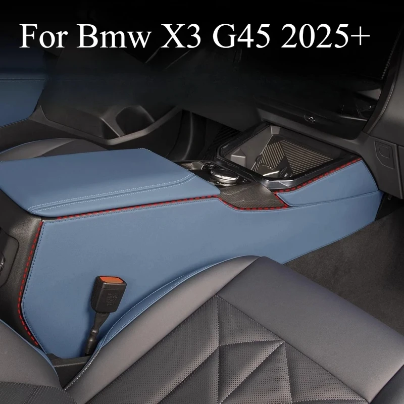 

For Bmw X3 G45 2025+ Center Console Side Kick Pads Non-Slip Armrest Protection Cover Scratch-Resistant Interior Car Accessories