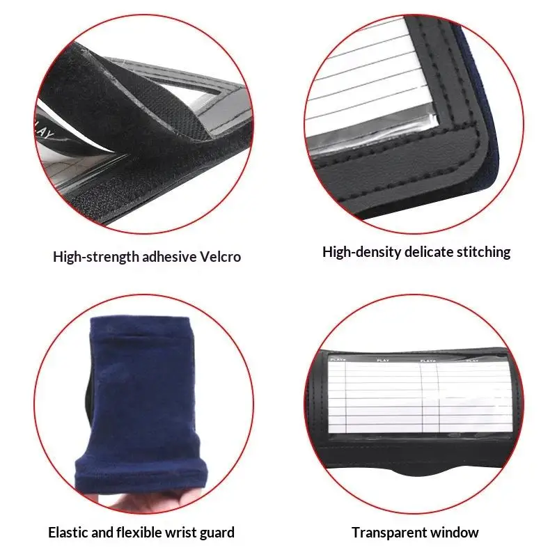 

Hot Sale 1Pc Football Training Clipboard Cover Playbook Wrist Sleeve Board For Players Wrist Maps Holder Pouchrugby League