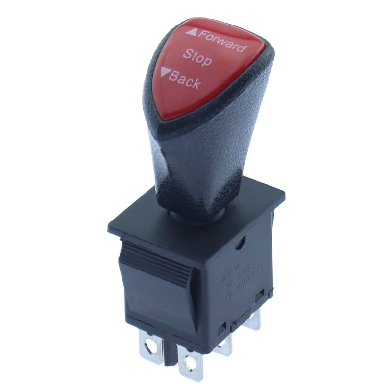 Forward-Stop-Back DPDT 6Pin Latching Slide Rocker Switch AC 250V 16A AC 125V 20A KCD4-604-6P Car Switch Accessories