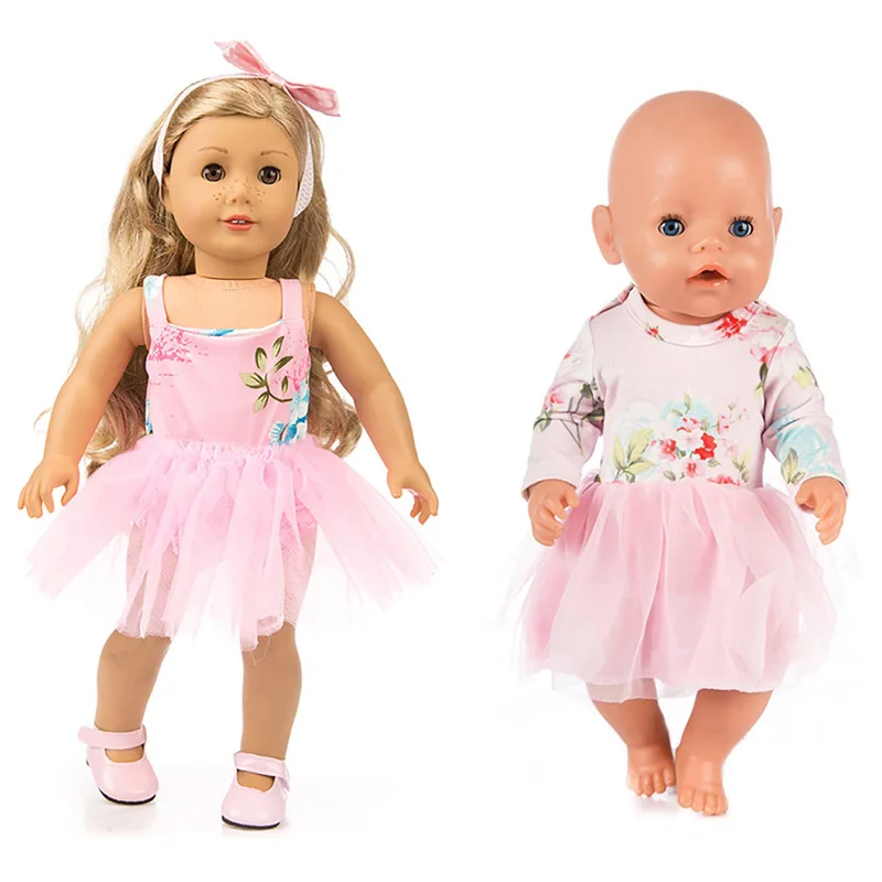 43 センチメートル新生児人形の服 18 インチアメリカンリボーン人形スウィーティードレス私たちの世代のおもちゃクリスマスギフト ﻿