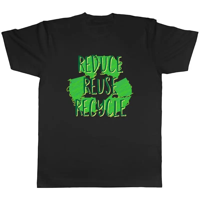 Reduce, Reuse, Recycle Mens Unisex TShirt Tee