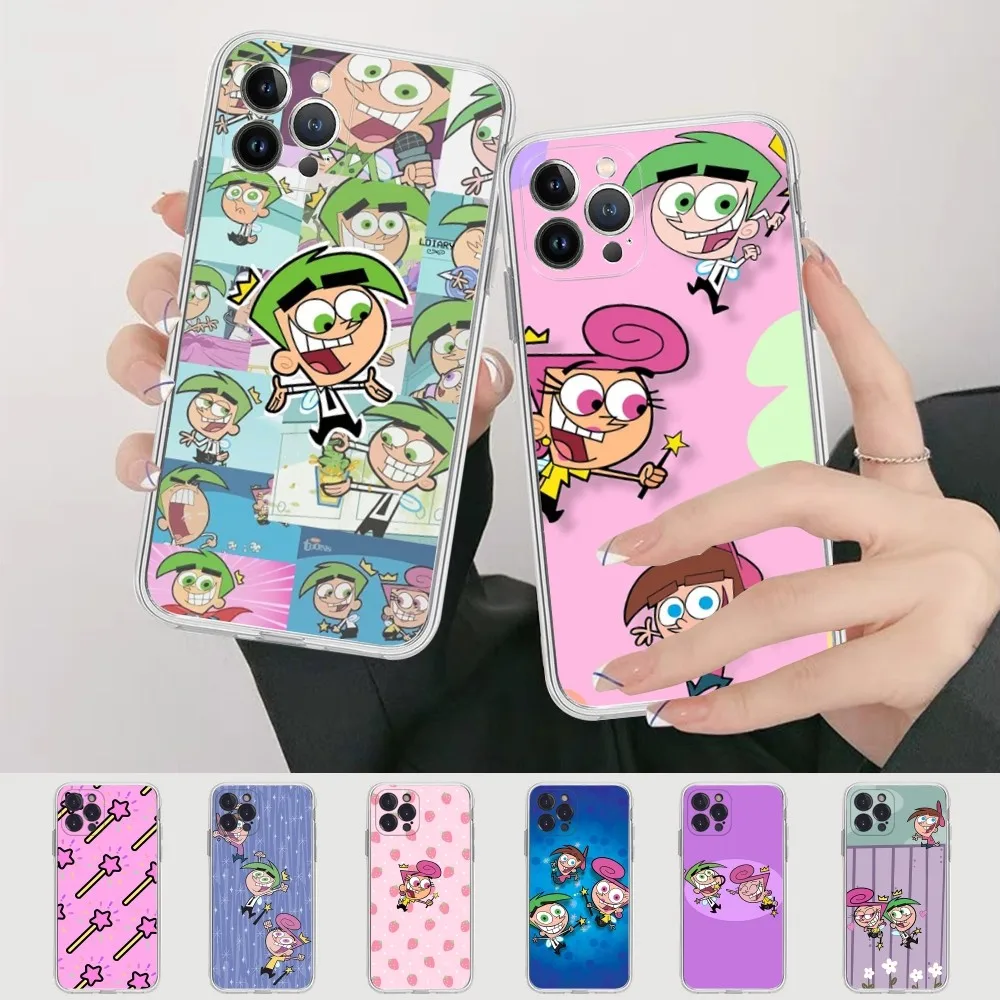 Fairly Odd Parents Phone Case Silicone Soft For Iphone 16 15 14 13 12 11 Pro Mini XS MAX Plus X Cover