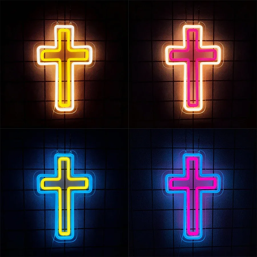 

Аксессуары для домашнего декора, украшения для комнаты, неоновая вывеска для спальни. Светодиодная вывеска для бизнеса и молитв: «Свадьба и Пасха» для верующих