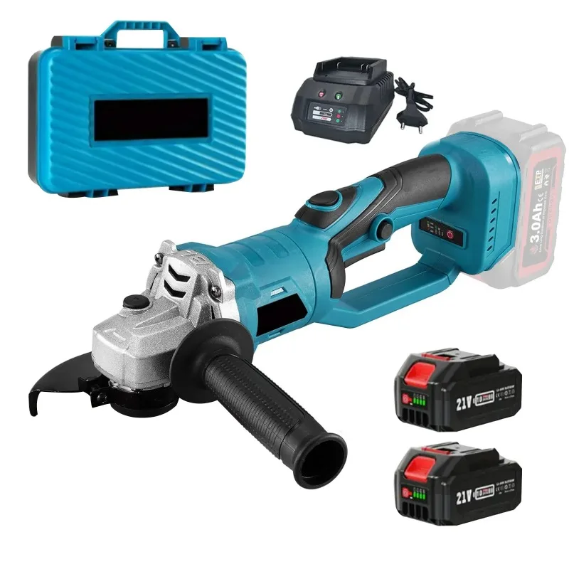 TXF【Best Choice】2000W 125MM Brushless Electric Angle Grinder Cordless Grinder Cutting Machine Woodworking Power Tool for   18v B view 2