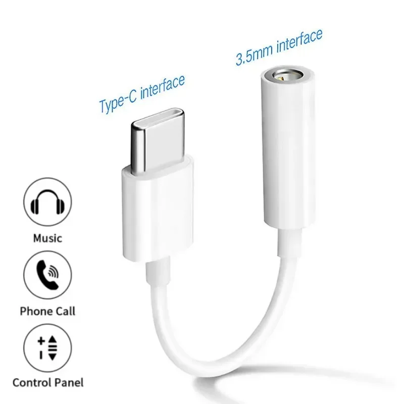 Аудиокабель с разъемом USB Type-C на 3,5 мм для Huawei Mate 30 Pro Mate20 Xiaomi