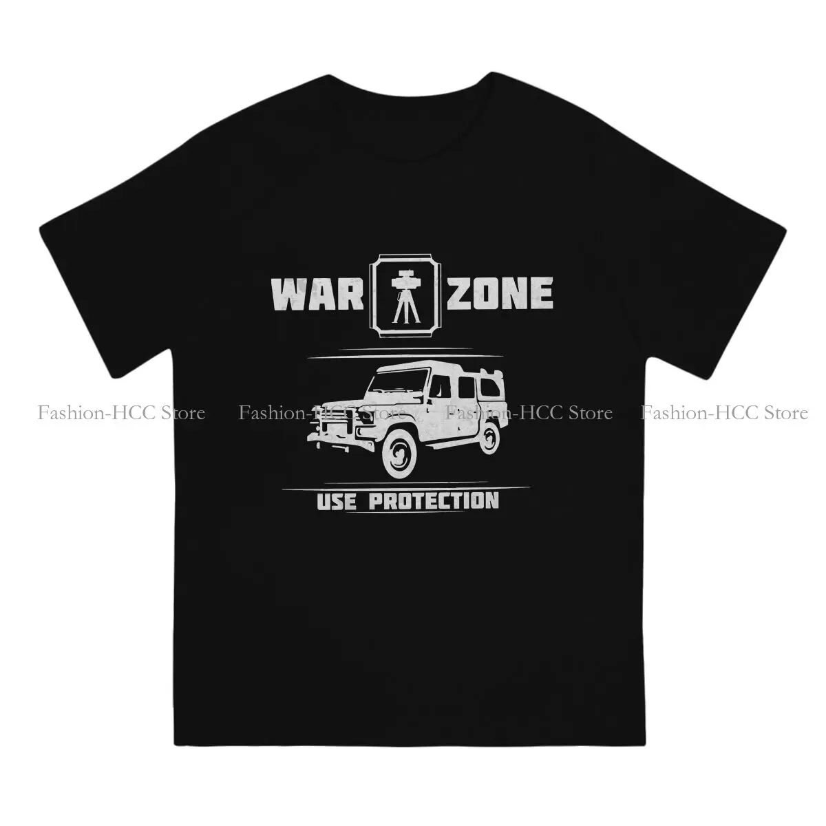 Warzone Use Protection Classic Casual Polyester TShirt COD Black Ops Cold War Creative Tops Leisure T Shirt Men