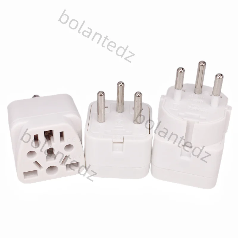 Universal Israe IL Plug Adapter 3 Pin EU Euro AU US UK To Israel Travel Adapter Electric Power Cord Charger Socket Outlet 10A