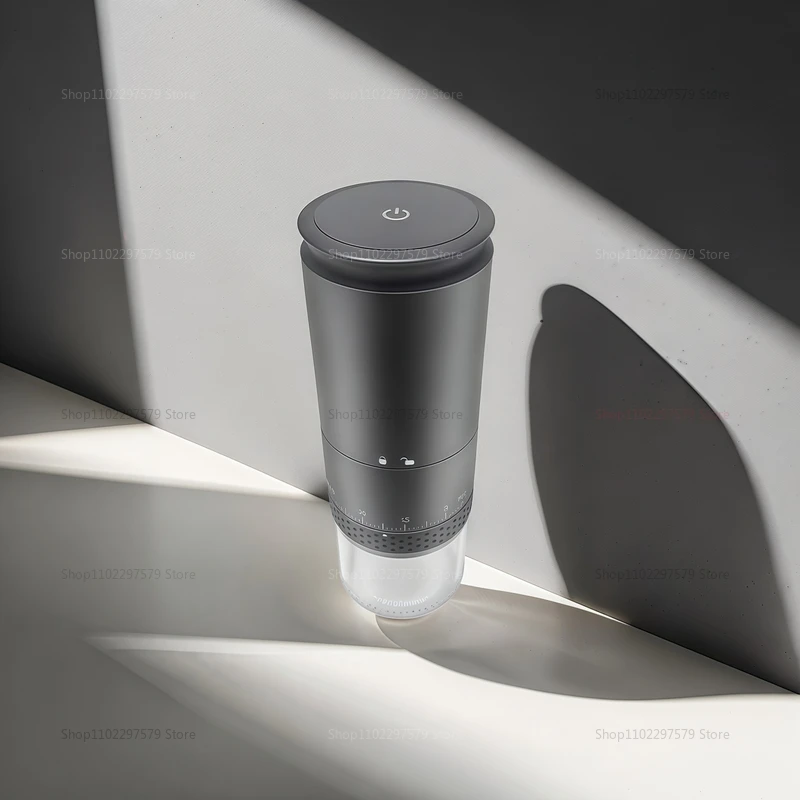 1500mAh 휴대용 전동 커피 그라인더 (외부 조절 설정 포함, C타입 충전, 소형 버 그라인더)