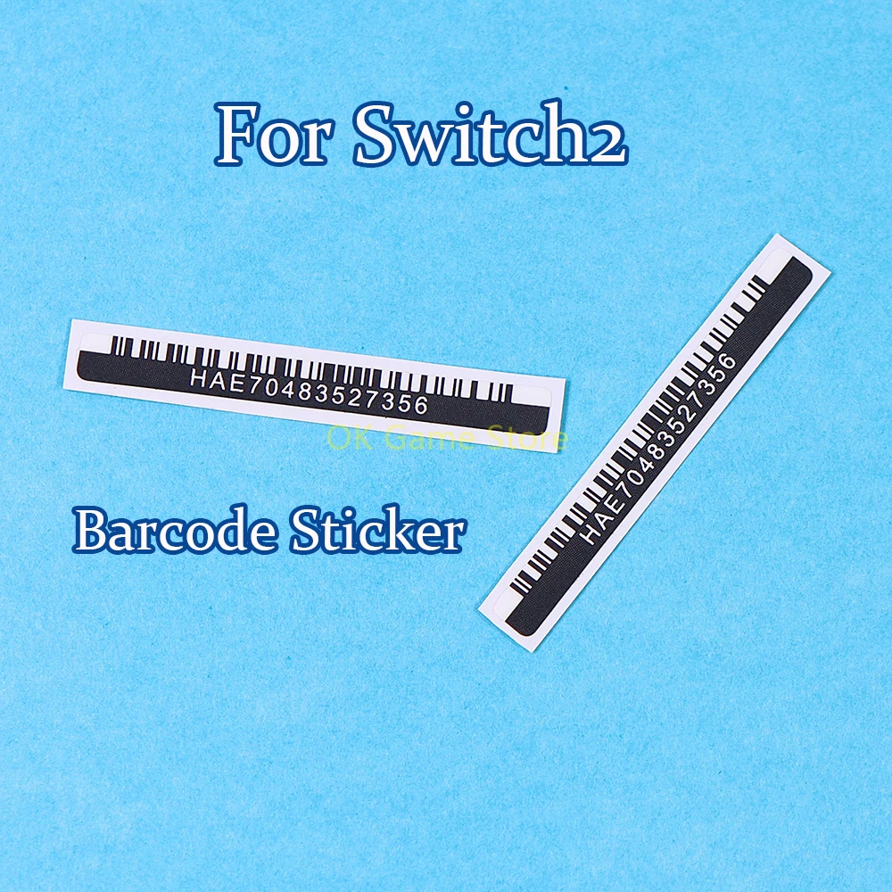 5PCS Replacement For Switch2 Barcode Sticker Label Anti-disassembly Bar Code Sticker For NS2 Switch2 Game Console Accessories