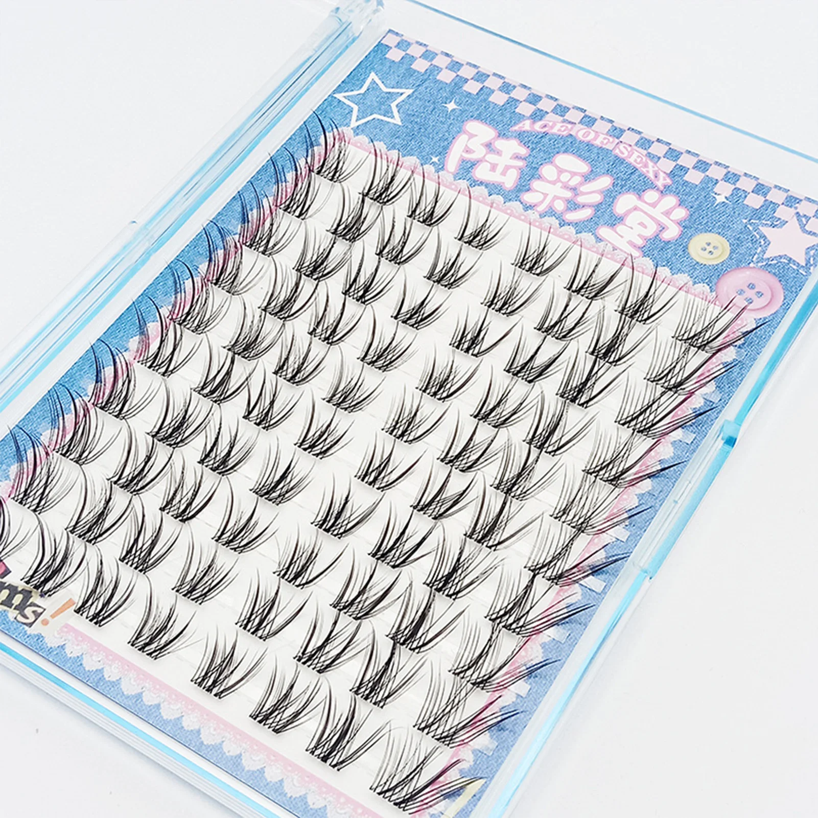 DIY Lash Extensions Natuurlijke Zachte Valse Wimpers Koreaanse Stijl Individuele Cluster Wimpers Vossen Pluizige Wimper Make-up Accessoires