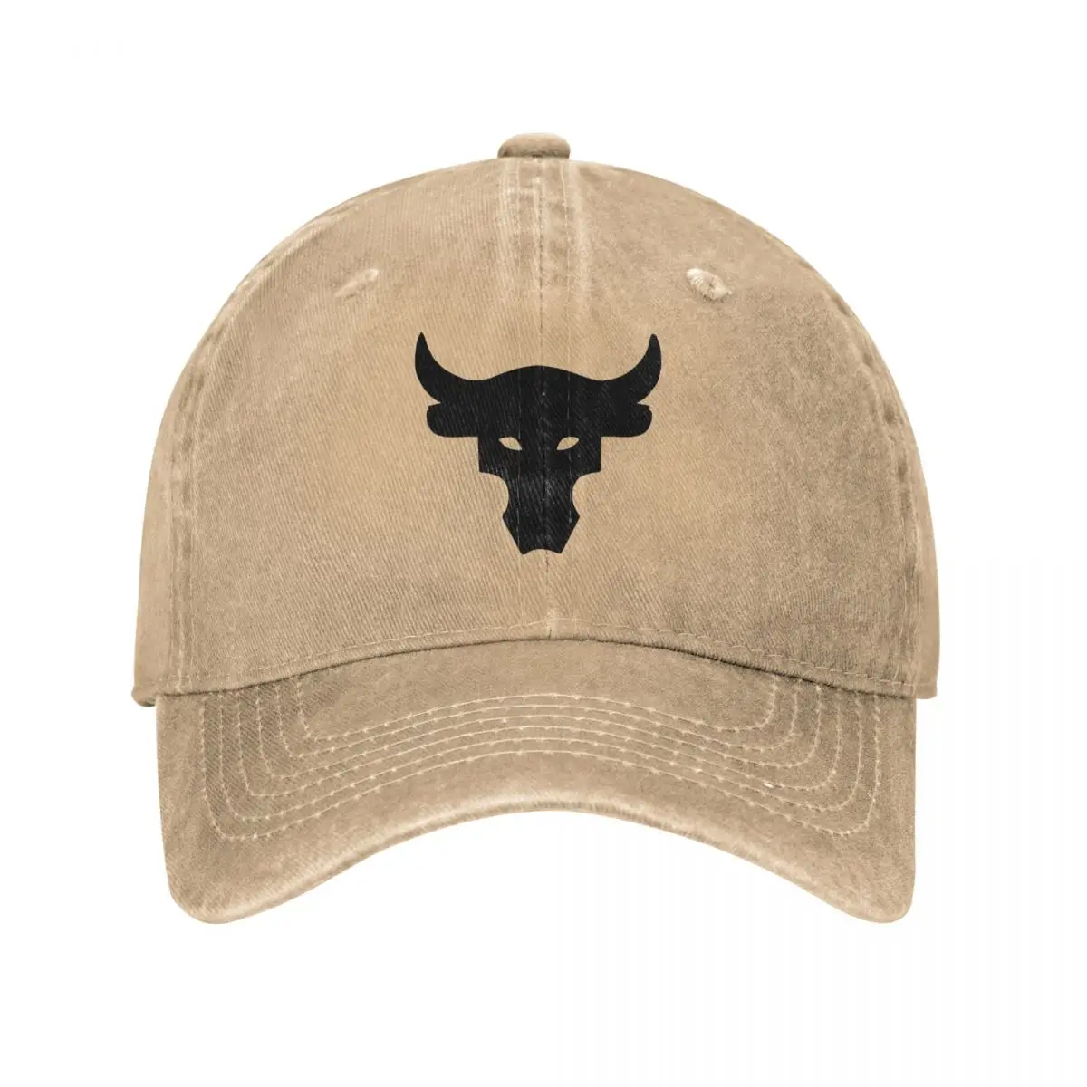 Brahma Bull The Rock Project Gym Baseball Cap Black Logo Mężczyźni Kobiety Daszki przeciwsłoneczne Hip Hop Czapki Letnie bieganie Hippie Snapback Cap