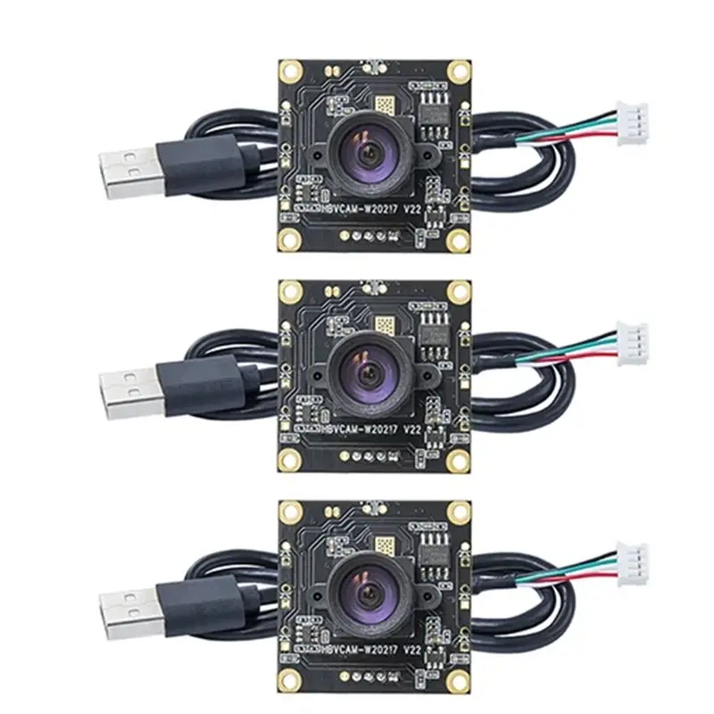 

BNVN-3Pcs OV9732 100 Degrees 720P 30Fps Camera Module With 1M Cable For Autodarts Io, PCB: 32X32mm
