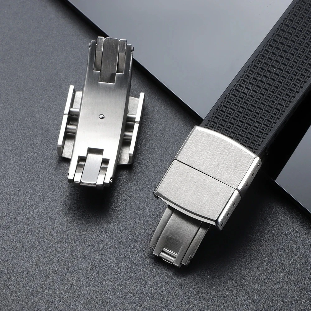 16mm 배포 시계 걸쇠 오메가 롤렉스 시계에 딱 맞습니다. 316L 스테인레스 스틸 접이식 버클 설치가 용이함
