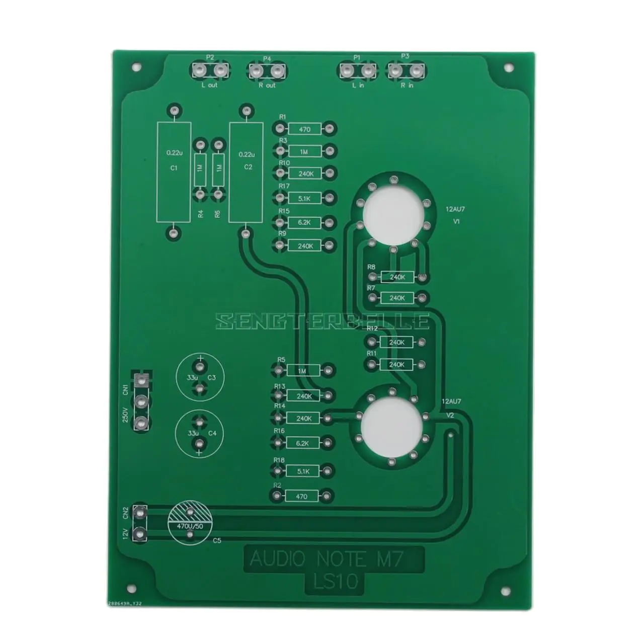 

Трубчатый предусилитель HiFi Home LS10 12AU7, печатная плата на основе цепи предварительного усиления Audio Note M7