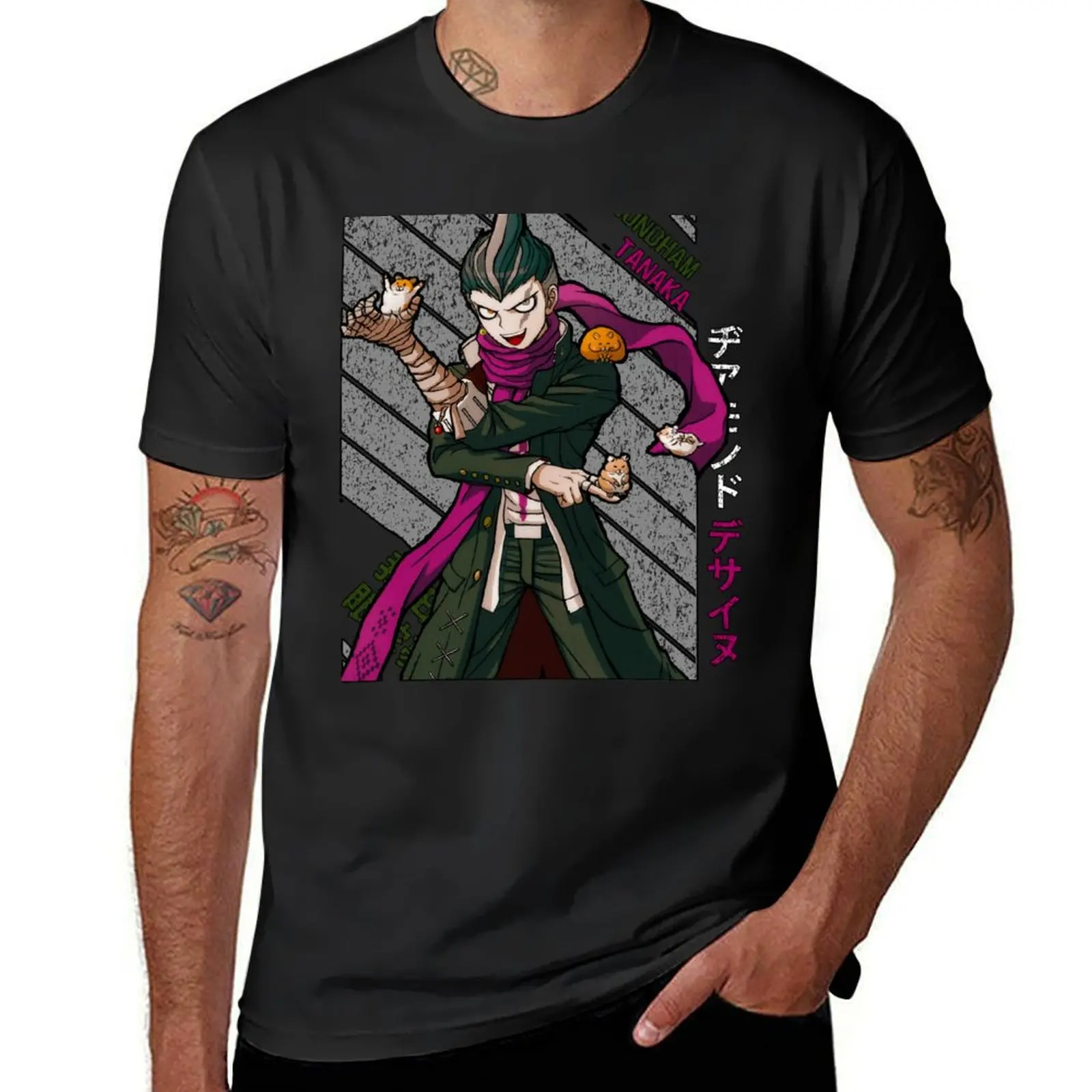

Gundham Tanaka - Super DanganRonpa 2 T-Shirt football t shirt blanks cotton t shirt men